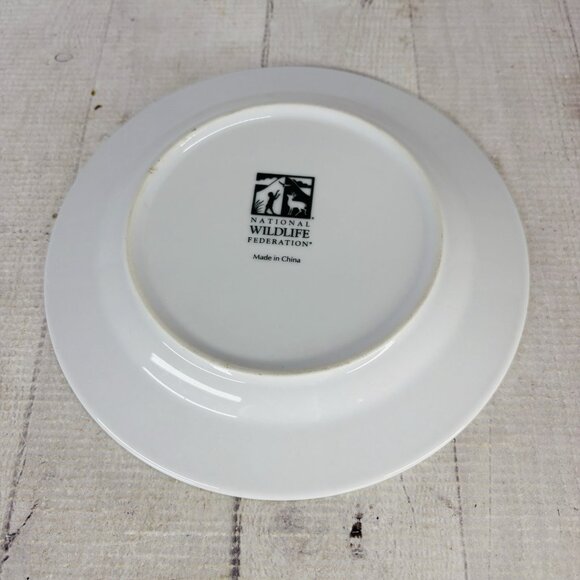 National Wildlife Federation AMERICAN WILDFLOWERS Flower Salad Plates Set of 2 - Picture 5 of 13